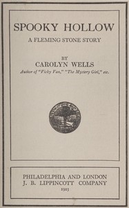 Cover of Spooky Hollow : $b A Fleming Stone story