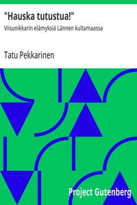 Cover of "Hauska tutustua!" : $b Viisunikkarin elämyksiä Lännen kultamaassa