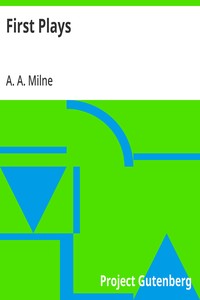 Cover of First Plays