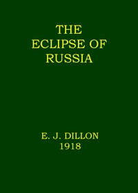 Cover of The eclipse of Russia