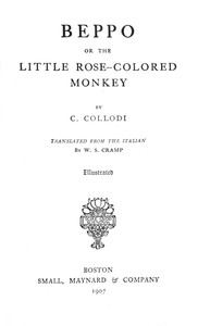 Cover of Beppo : $b or, The little rose-colored monkey