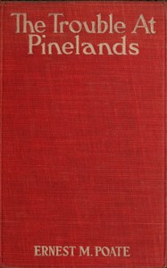 Cover of The trouble at Pinelands : $b A detective story