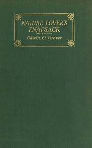 Cover of The nature lover's knapsack : $b An anthology of poems for lovers of the open road