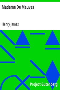 Cover of Madame De Mauves