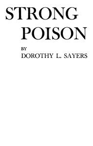 Cover of Strong poison