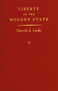 Cover of Liberty in the modern state