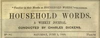 Cover of Household Words, No. 10, June 1, 1850 : $b A weekly journal