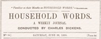Cover of Household Words, No. 14, June 29, 1850 : $b A weekly journal