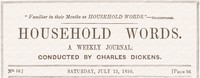 Cover of Household words, No. 16, July 13, 1850 : $b A weekly journal