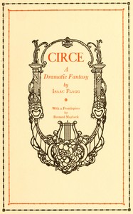 Cover of Circe : $b A dramatic fantasy