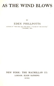 Cover of As the wind blows