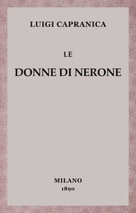 Cover of Le donne di Nerone : $b romanzo