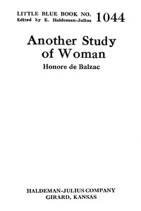 Cover of Another study of woman