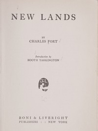 Cover of New lands