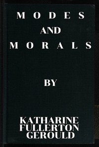 Cover of Modes and morals