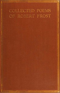 Cover of Collected poems of Robert Frost
