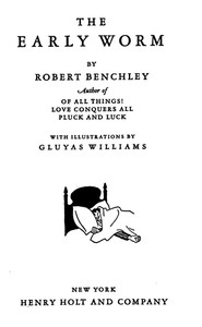 Cover of The early worm