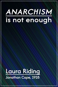 Cover of Anarchism is not enough