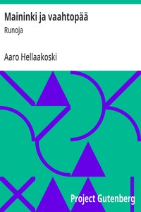 Cover of Maininki ja vaahtopää : $b Runoja