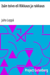 Cover of Isän toivo eli Rikkaus ja rakkaus