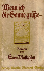 Cover of Wenn ich die Sonne grüße ... : $b Roman aus der Gegenwart