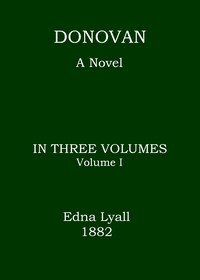 Cover of Donovan, Volume 1 (of 3) : $b A novel