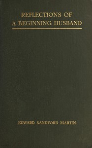 Cover of Reflections of a beginning husband