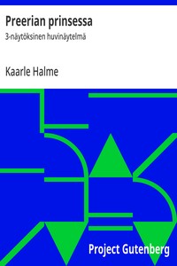 Cover of Preerian prinsessa : $b 3-näytöksinen huvinäytelmä
