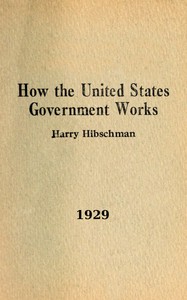 Cover of How the United States government works