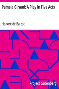 Cover of Pamela Giraud: A Play in Five Acts