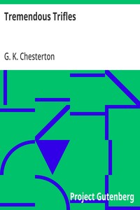 Cover of Tremendous Trifles