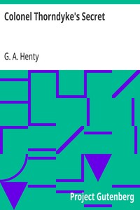 Cover of Colonel Thorndyke's Secret