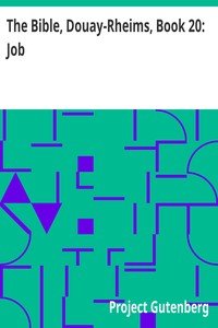 Cover of The Bible, Douay-Rheims, Book 20: Job The Challoner Revision