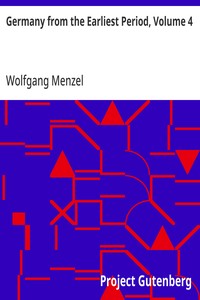 Cover of Germany from the Earliest Period, Volume 4