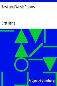 Cover of East and West: Poems