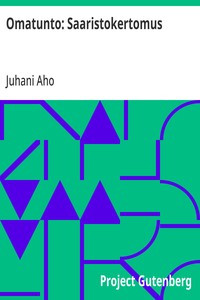 Cover of Omatunto: Saaristokertomus