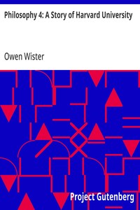 Cover of Philosophy 4: A Story of Harvard University