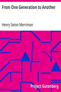 Cover of From One Generation to Another