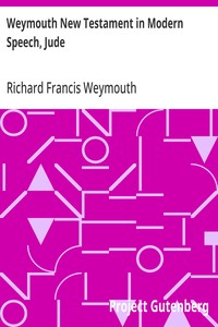 Cover of Weymouth New Testament in Modern Speech, Jude