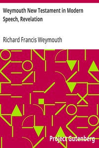 Cover of Weymouth New Testament in Modern Speech, Revelation
