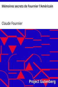 Cover of Mémoires secrets de Fournier l'Américain