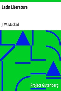 Cover of Latin Literature