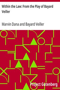 Cover of Within the Law: From the Play of Bayard Veiller