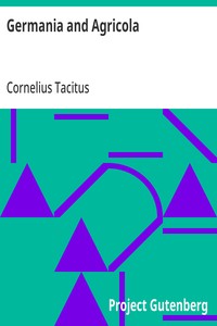 Cover of Germania and Agricola