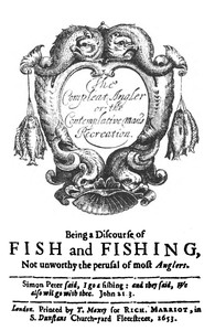 Cover of The Complete Angler 1653