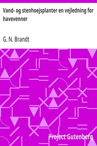 Cover of Vand- og stenhoejsplanter en vejledning for havevenner