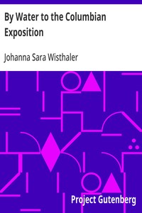 Cover of By Water to the Columbian Exposition