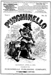 Cover of Punchinello, Volume 1, No. 02, April 9, 1870