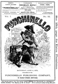 Cover of Punchinello, Volume 1, No. 10, June 4, 1870