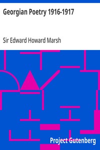 Cover of Georgian Poetry 1916-1917